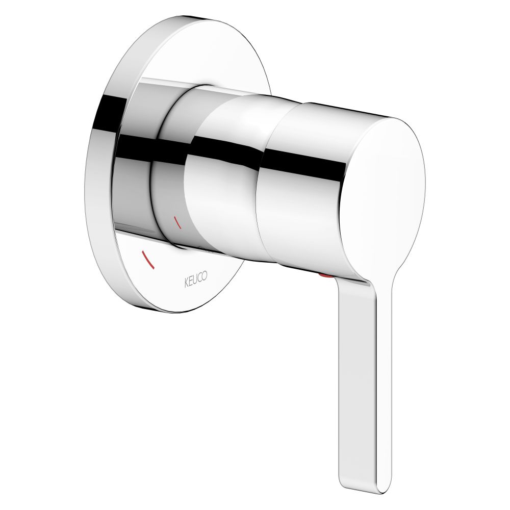 Mitigeur monocommande Keuco Edition 400 encastré, avec limiteur de température, chromé, 51551010001