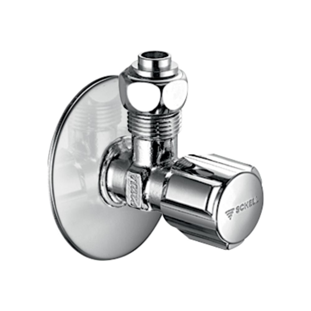 Robinet d'angle Schell Comfort réglable, version courte, DN 15 G 1/2" à visser, chromé