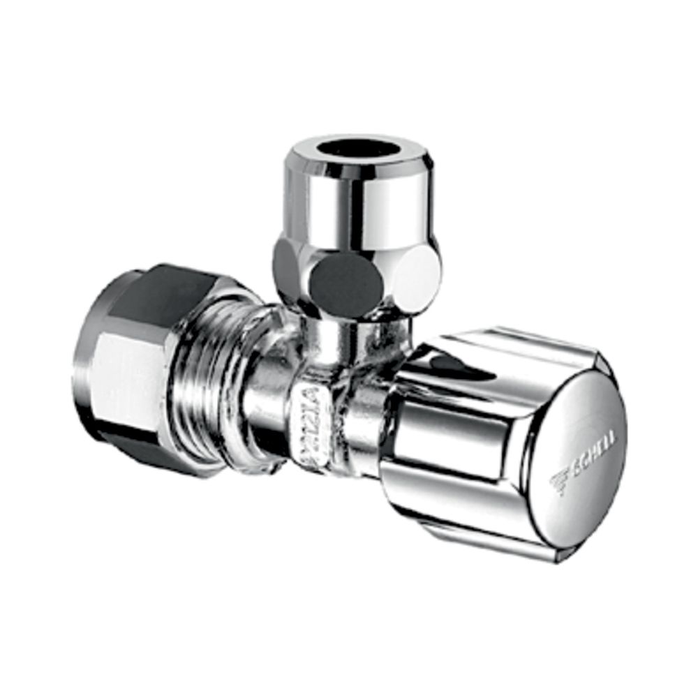 Robinet d'angle réglable Schell Comfort, Kiwa, DN 15 G 1/2" Chromé