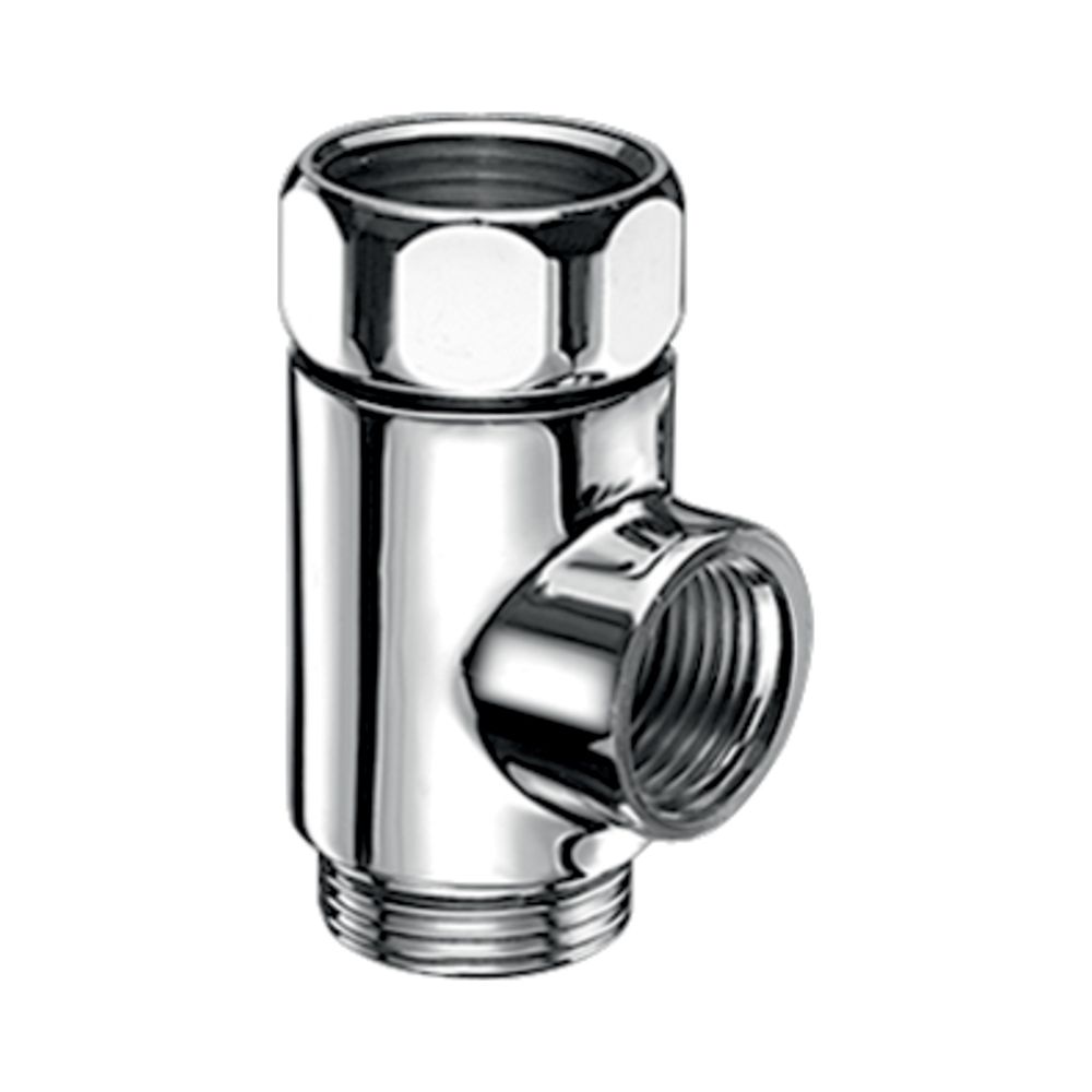 Raccord en T SCHELL avec écrou union, DN 20 3/4", chromé