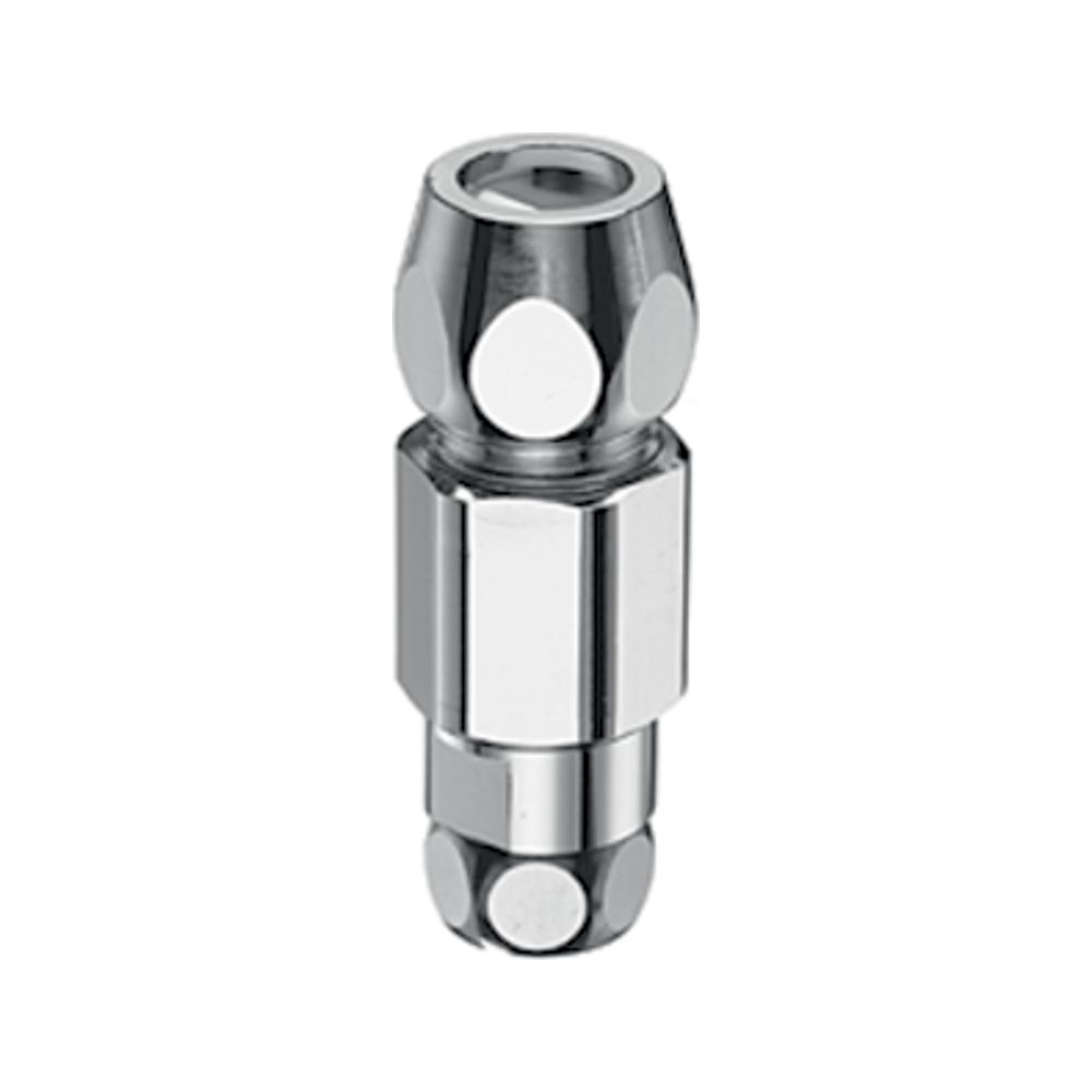Clapet anti-retour simple Schell pour robinet d'arrêt à angle DN 10 3/8", chromé