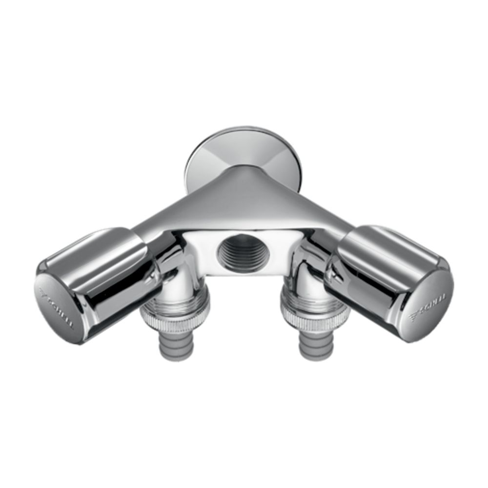 Schell Comfort NA-Double vanne RV, raccord pour tuyau, DN 15 G 1/2" AG, chromé
