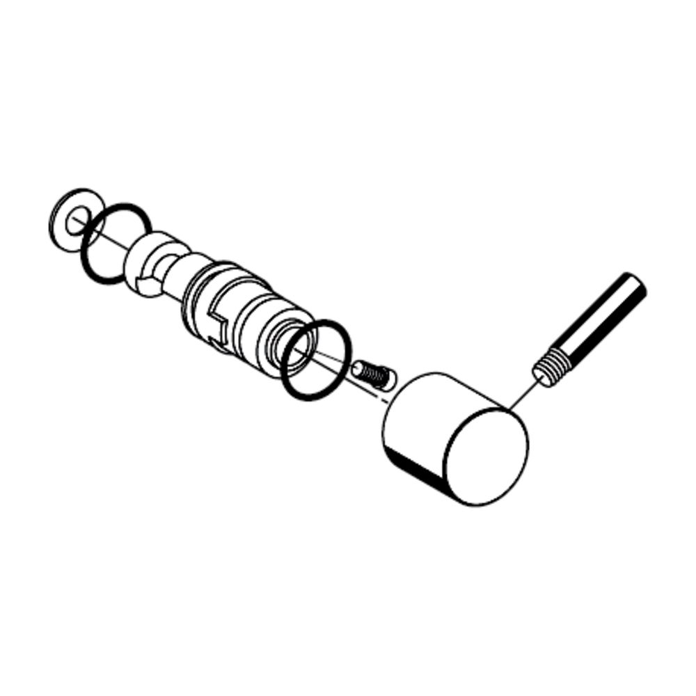 Régulateur de température Puris Hochdruck Schell, eau mitigée, chromé