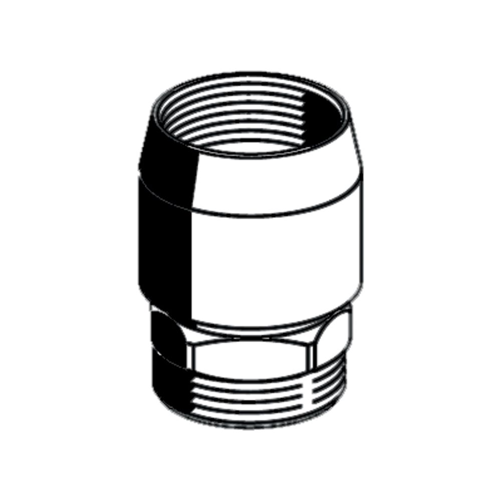 Aérateur de tuyau Schell pour Polar / Kit Polar, forme de construction C, chromé