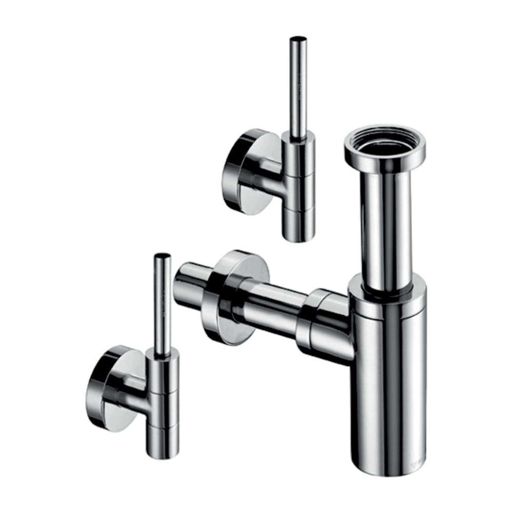 Ensemble de robinets d'angle Schell Design Edition ASAG easy, DN 15 G 1/2", chromé