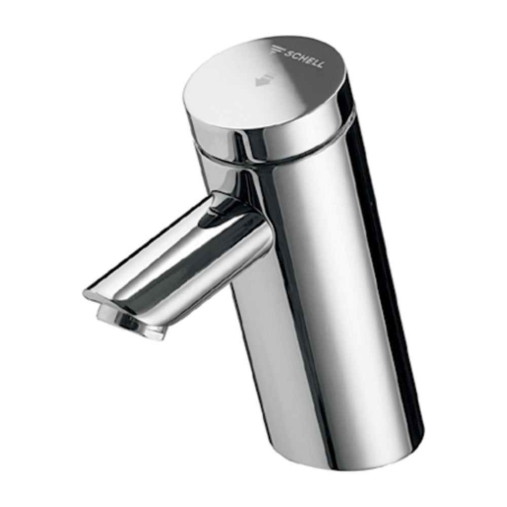 Robinetterie Schell Puris SC HD-K pour lavabo à fermeture automatique, eau froide, chromé