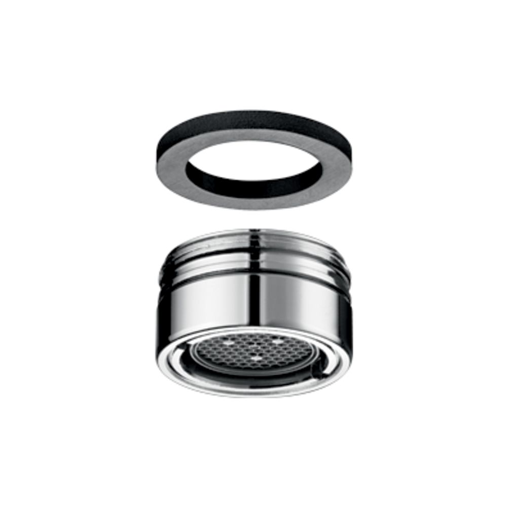 Schell aérateur anti-vol à débit maximal de 5,7 l/min, filetage AG M24x1, chromé