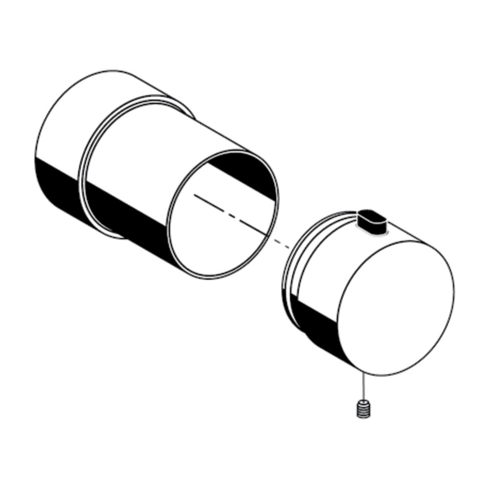 Bouton de commande Schell Linus pour D-SC-T, D-E-T, chromé