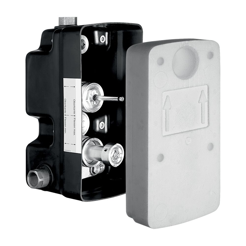 Boîte d'encastrement Schell Masterbox WBD-SC-T, eau mitigée, fermeture automatique, mitigeur thermostatique