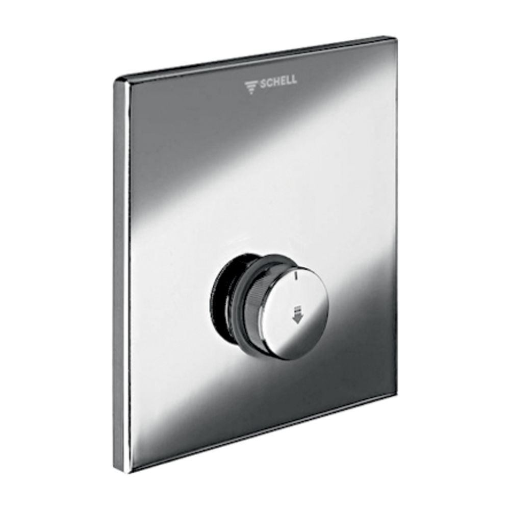 Douche encastrée SCHELL Linus D-SC-V, à fermeture automatique, eau prémélangée, inox