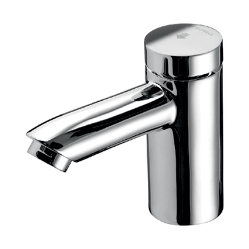 Robinet Schell Petit SC HD-K à fermeture automatique, corps en laiton DR, 1/2", chromé