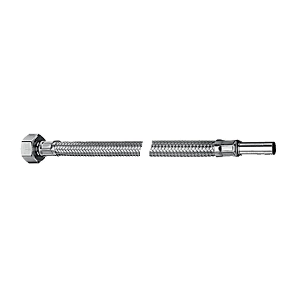 Tuyau flexible Schell Clean-Fix S, 1/2" écrou union, embout Ø 10 mm, longueur 500 mm, chromé