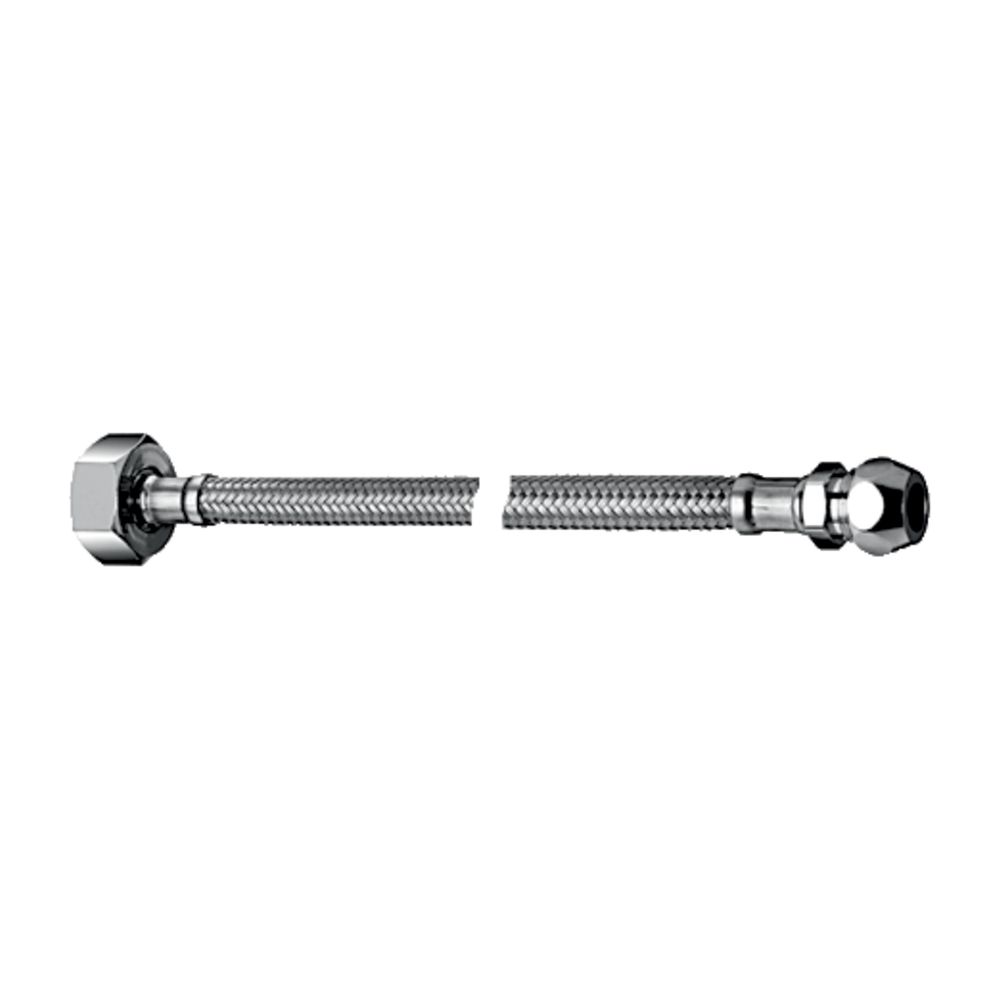 Schell Clean-Fix S flexible Schlauch avec dispositif de plombage, écrou union 3/4", raccord 3/8", longueur 300 mm