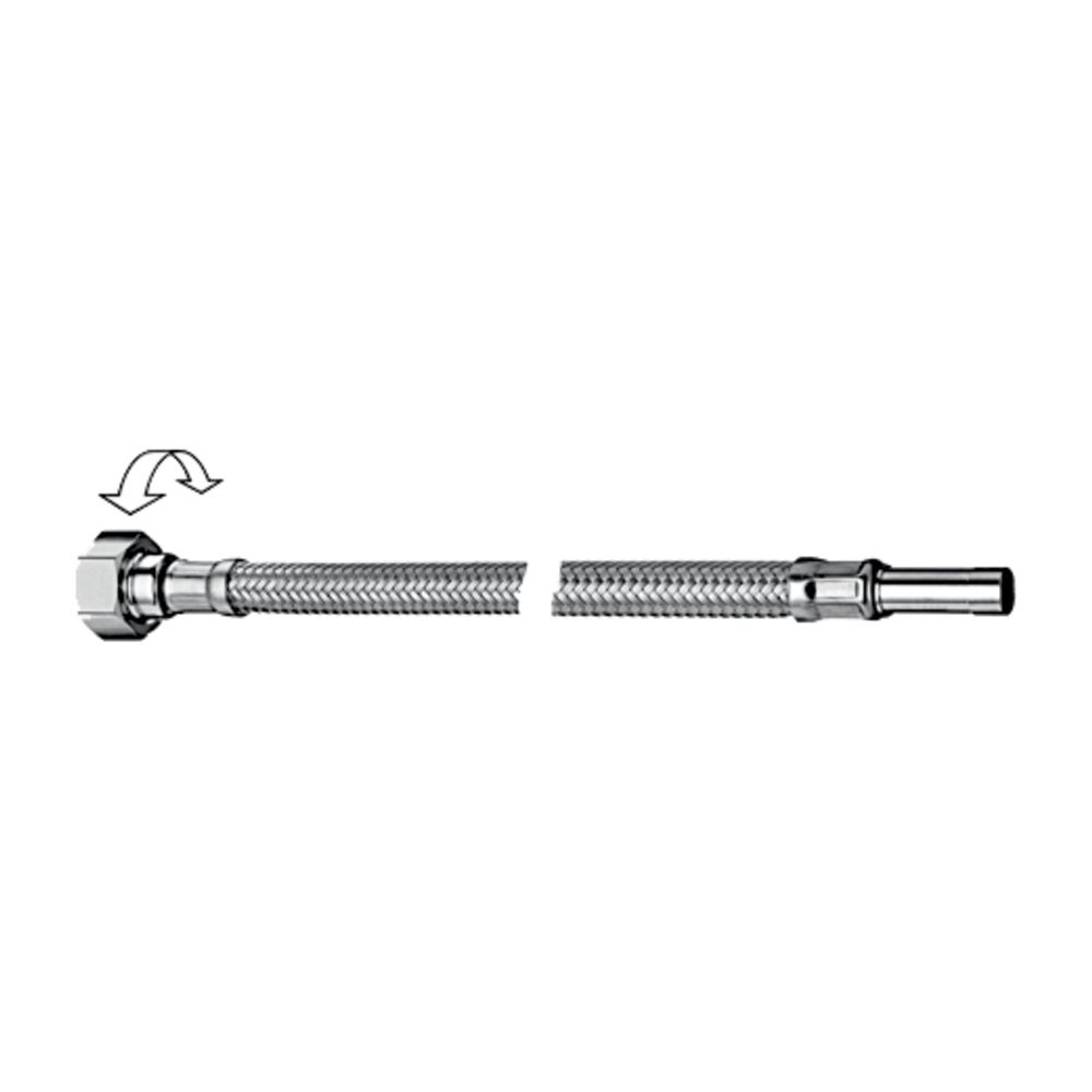 Schell Schlauch Clean-Flex S, rotatif écrou union 1/2", raccord tubulaire Ø 10 mm, longueur 300 mm, chromé