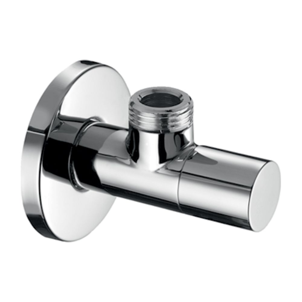 Vanne d'angle design Schell réglable, sans raccord, DN 15 G 1/2", chromée