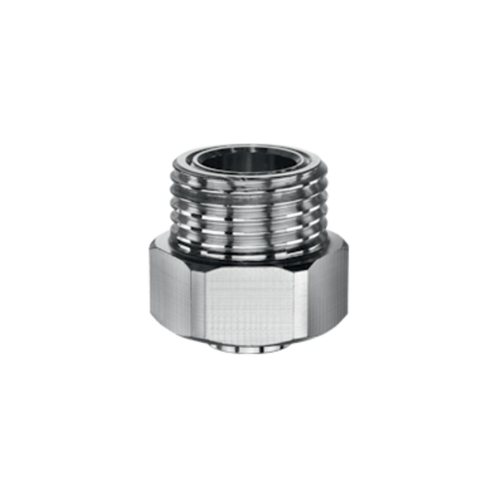Robinet d'angle SCHELL avec limiteur de débit DF 9 l/min, DN 15 1/2" fileté femelle x 1/2" fileté mâle, chromé