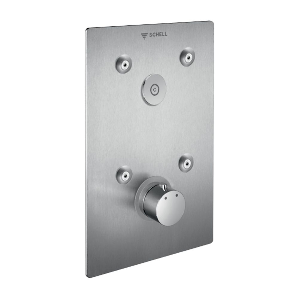 Schell Linus Basic D-C-T CVD Douche encastrée, mitigeur thermostatique, acier inoxydable