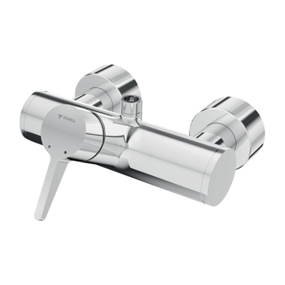 Robinetterie de douche Schell Vitus VD-EH-M/o, eau mitigée, raccordement supérieur, 2 x DN 15 G 1/2", chromé