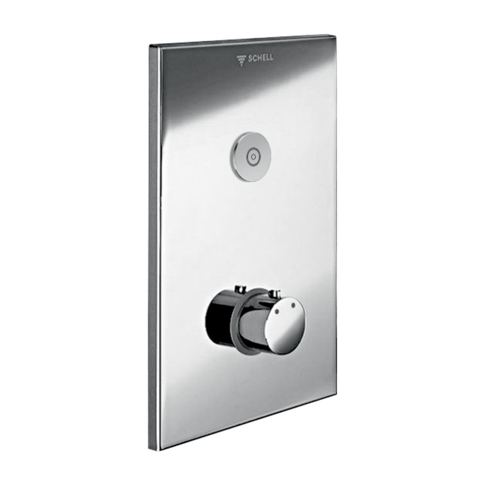 Schell Linus D-C-T CVD Robinet de douche encastré, thermostatique, sans alimentation électrique, chromé