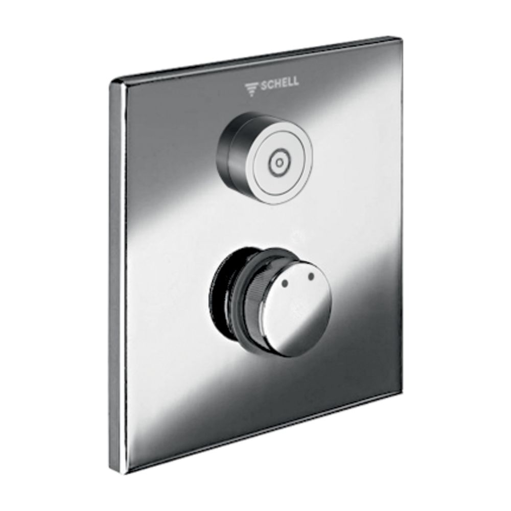 Schell Linus D-C-M CVD Robinetterie de douche encastrée, eau mitigée, sans alimentation électrique, chromé