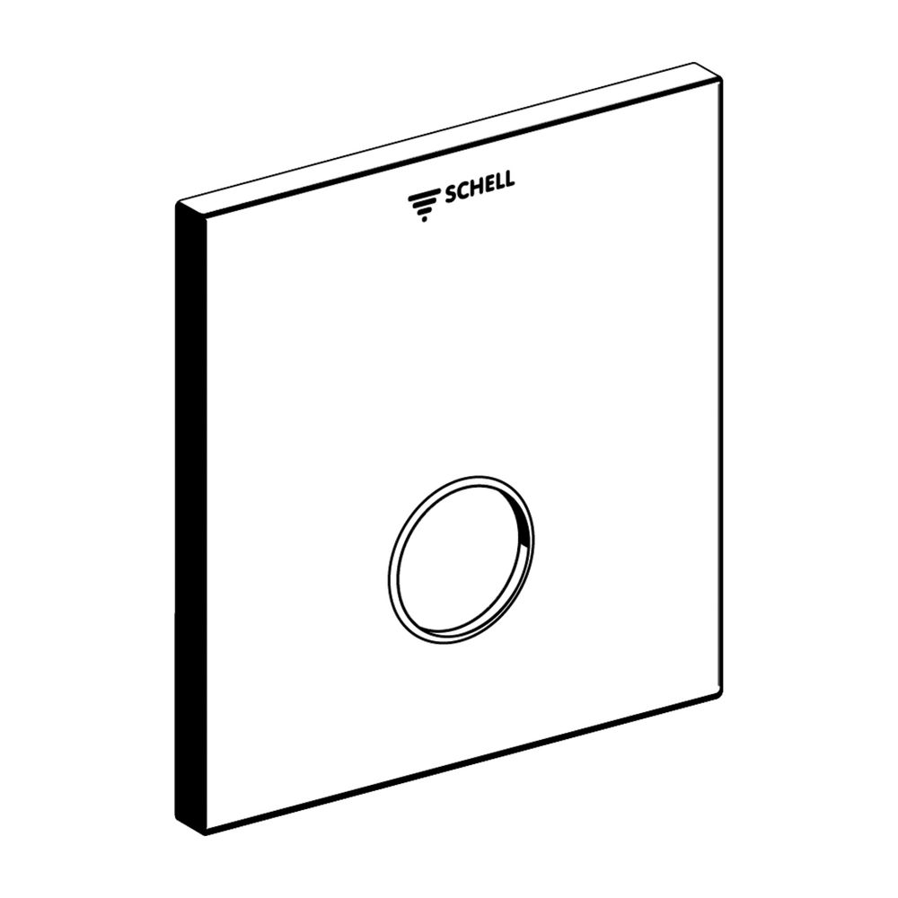 Schell Linus SC-M plaque frontale pour douche encastrée, 180 mm x 180 mm, chromé
