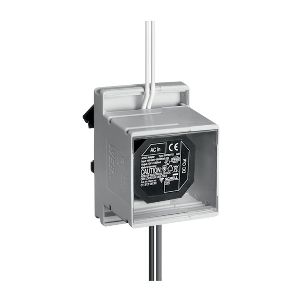 Alimentation rail DIN Schell CVD-Touch pour 1 à 12 capteurs CVD-Touch/IR, 100-240V 50-60Hz