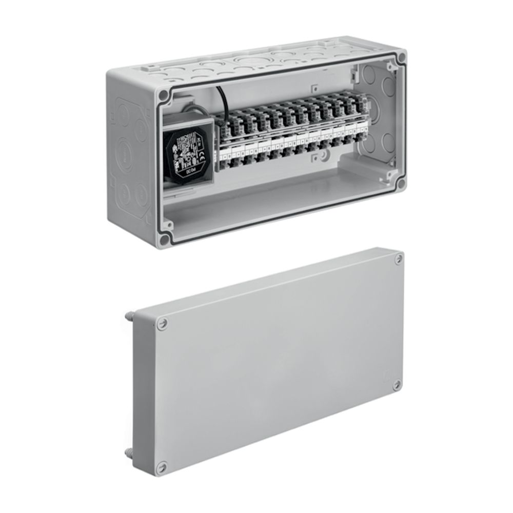 Boîtier de distribution électrique Schell pour 1-12 capteurs électroniques CVD/Touch/IR, 100-400 V, 50-60 Hz