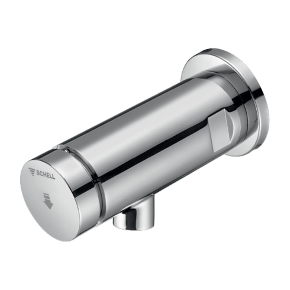 Robinetterie de lavabo Schell Petit SC HD-K en saillie, eau froide haute pression, pré-fermeture, chromé