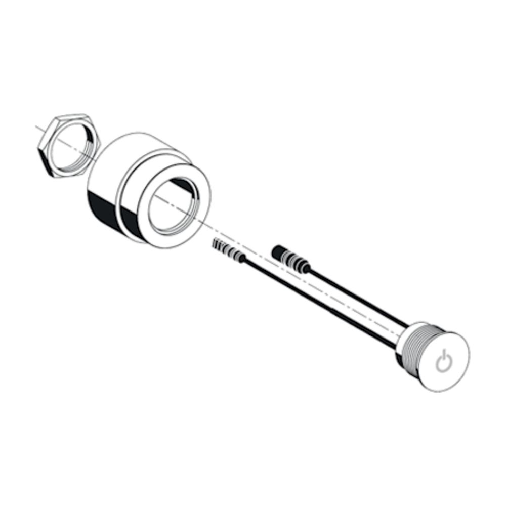 Schell CVD-Touch Électronique pour douche encastrée Linus / Basic D-C-M, Chrom
