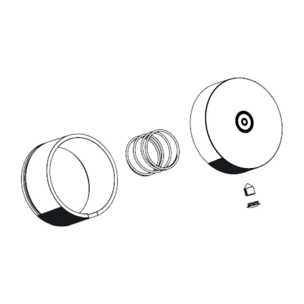 Bouton de commande Schell Vitus SC-T, chromé