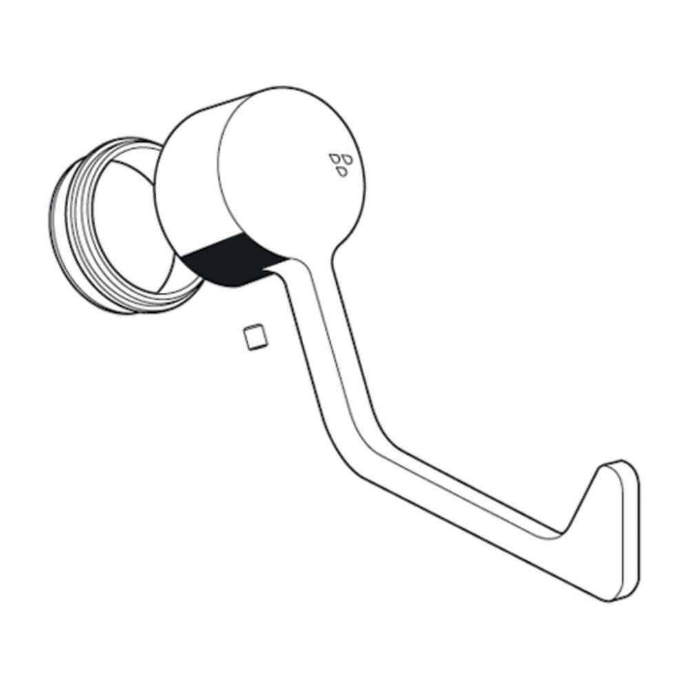 Levier thermostatique Vitus Schell, pour robinetterie de lavabo AH-T, chromé