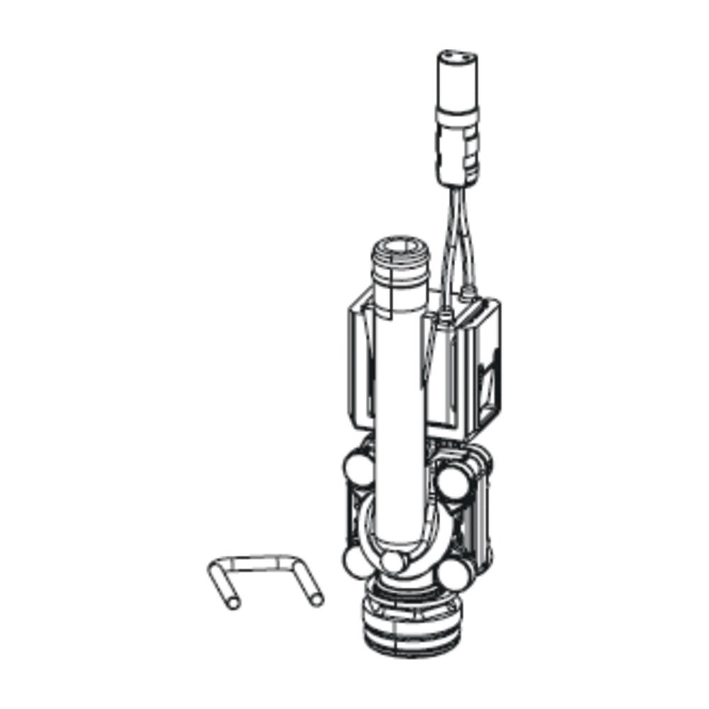 Électrovanne axiale Schell 6V avec étrier de fixation