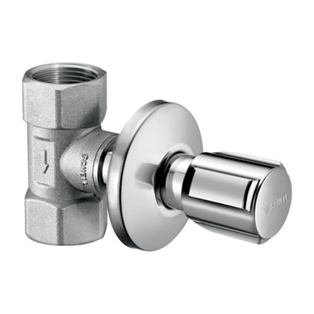 Vanne encastrée Schell 1", chromée
