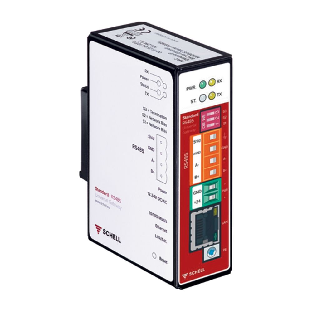 Passerelle Schell SWS BACnet IP/MSTP 500 points de données