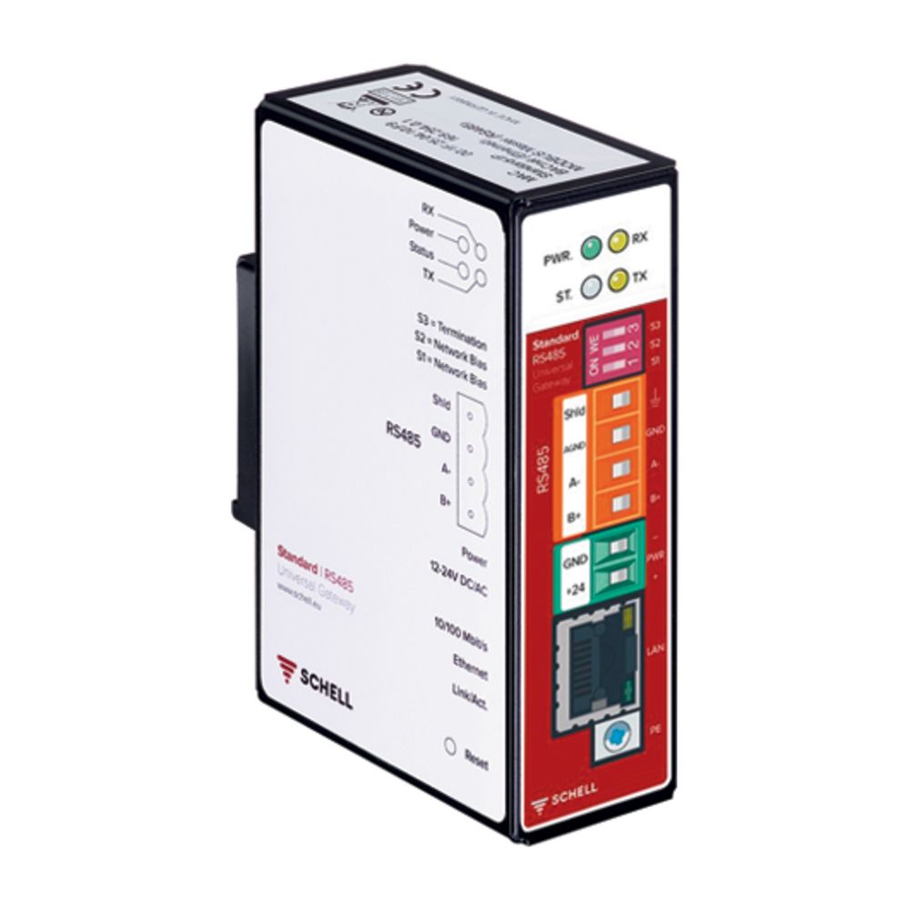 Passerelle Schell Gateway SWS Modbus IP/RTU 200 points de données