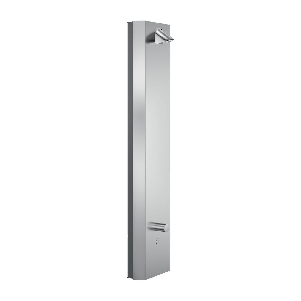 Panneau de douche Schell Linus Inox DP-C-T Duko Comfort Flex, 2x DN 15 G 1/2", acier inoxydable brossé
