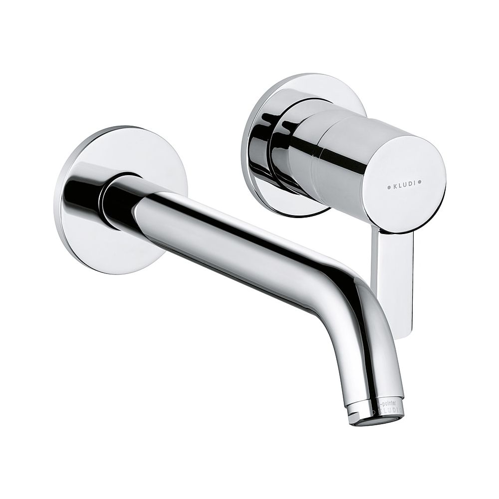 Mitigeur mural à un seul levier pour lavabo KLUDI ZENTA, portée 230 mm, chromé