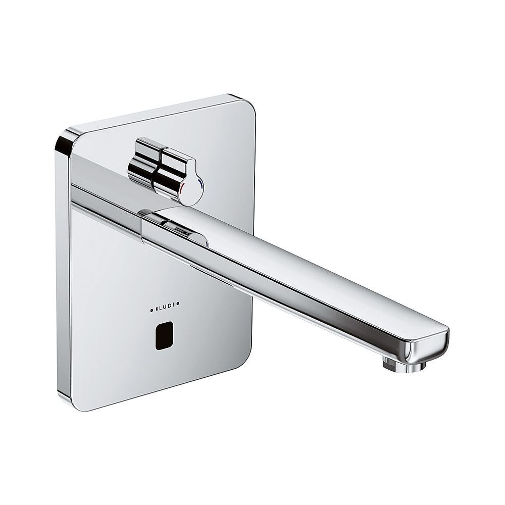 KLUDI ZENTA-E Robinetterie encastrée murale avec levier de mélange, portée 240 mm chromé