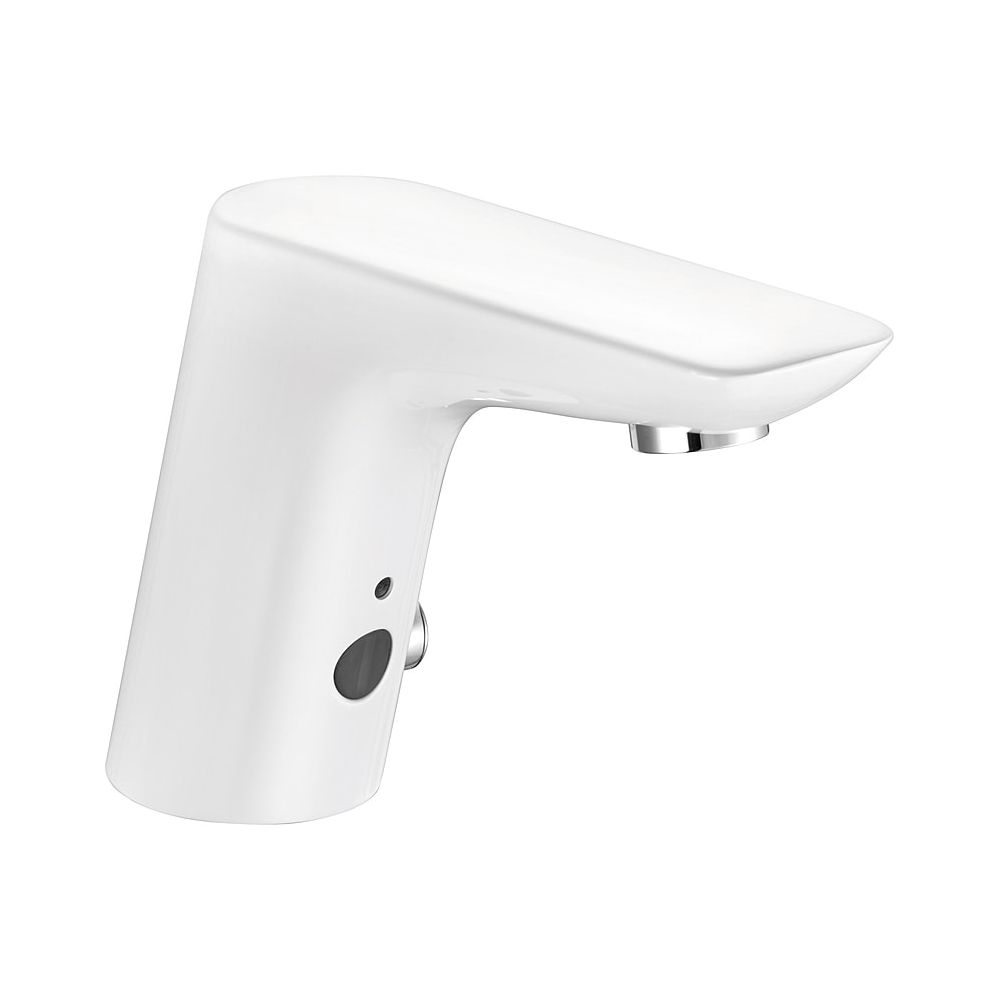 KLUDI Robinetterie électronique pour lavabo BALANCE avec pile chromé/blanc