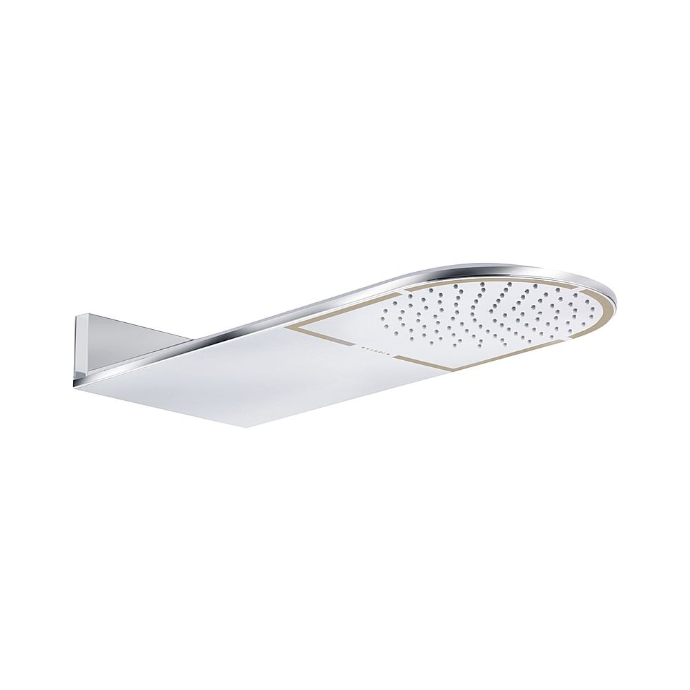 Pommeau de douche pluie KLUDI A-QA arrondi 300 mm de large, chrome