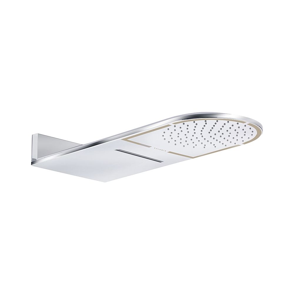 Pommeau de douche KLUDI A-QA pluie/jet arrondi 300 mm chromé