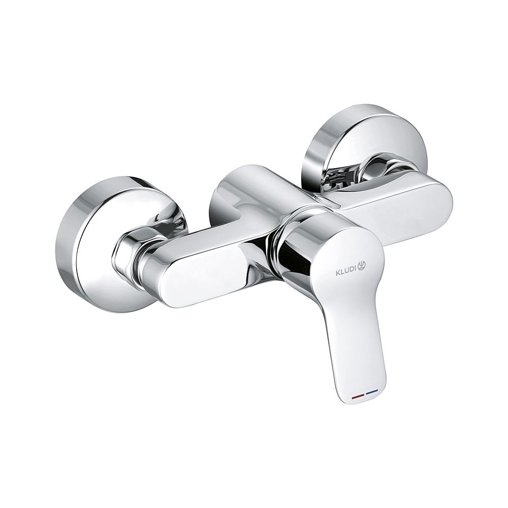 Mitigeur monocommande KLUDI PURE & EASY à douchette intrinsèquement sûr chromé