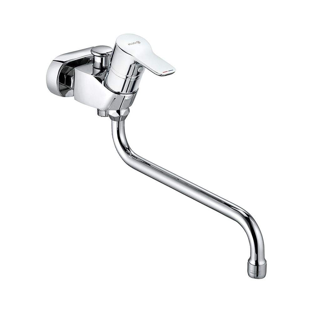 KLUDI Mélangeur monocommande spécial baignoire et douche PURE & EASY 45 mm sans flexible chromé