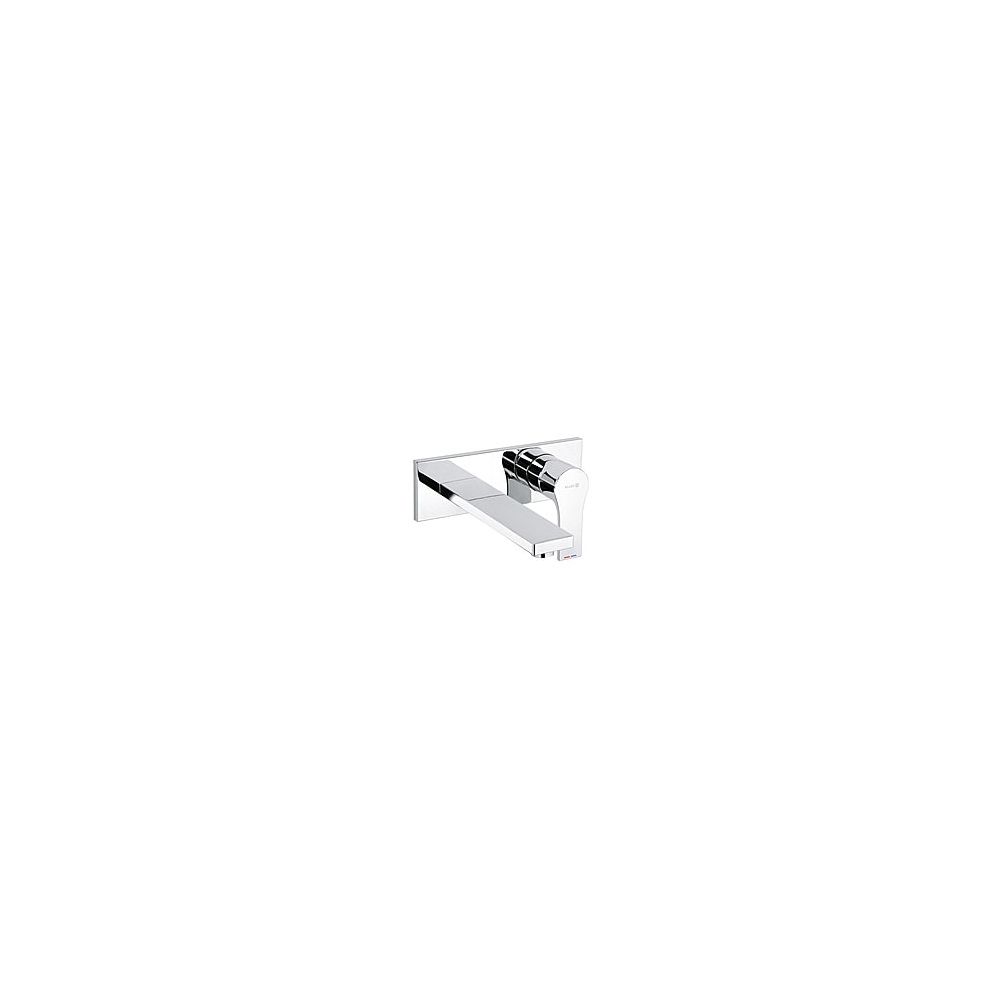 Mitigeur KLUDI ZENTA SL pour lavabo à deux trous, montage mural, commande monocommande, portée 180 mm, chromé