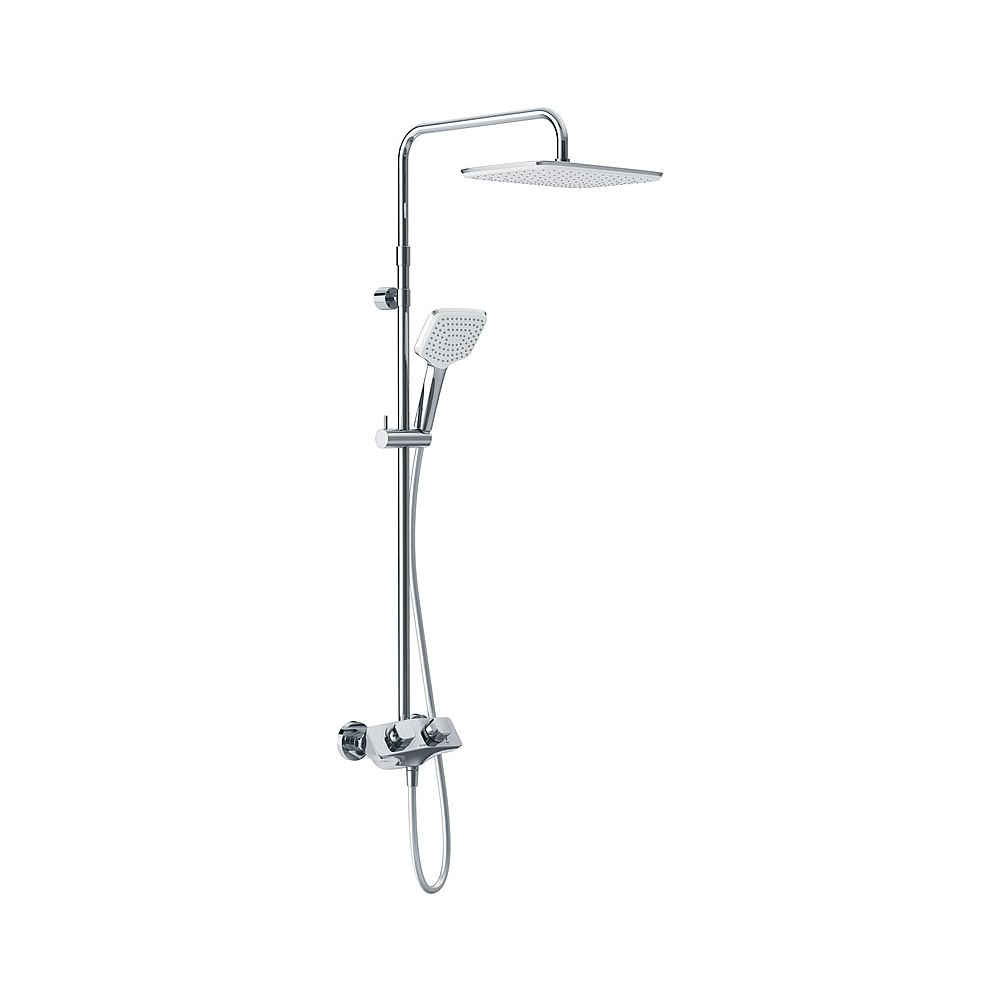 Système de douche thermostatique KLUDI COCKPIT Explorer Dual Shower, chromé