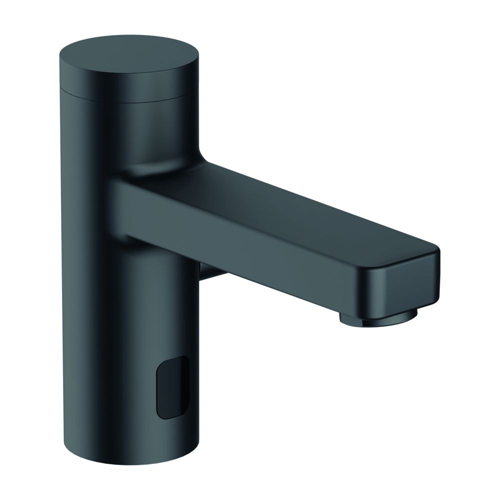 Robinetterie électrique KLUDI ZENTA SL pour lavabo avec batterie 1,9 l/min noir mat