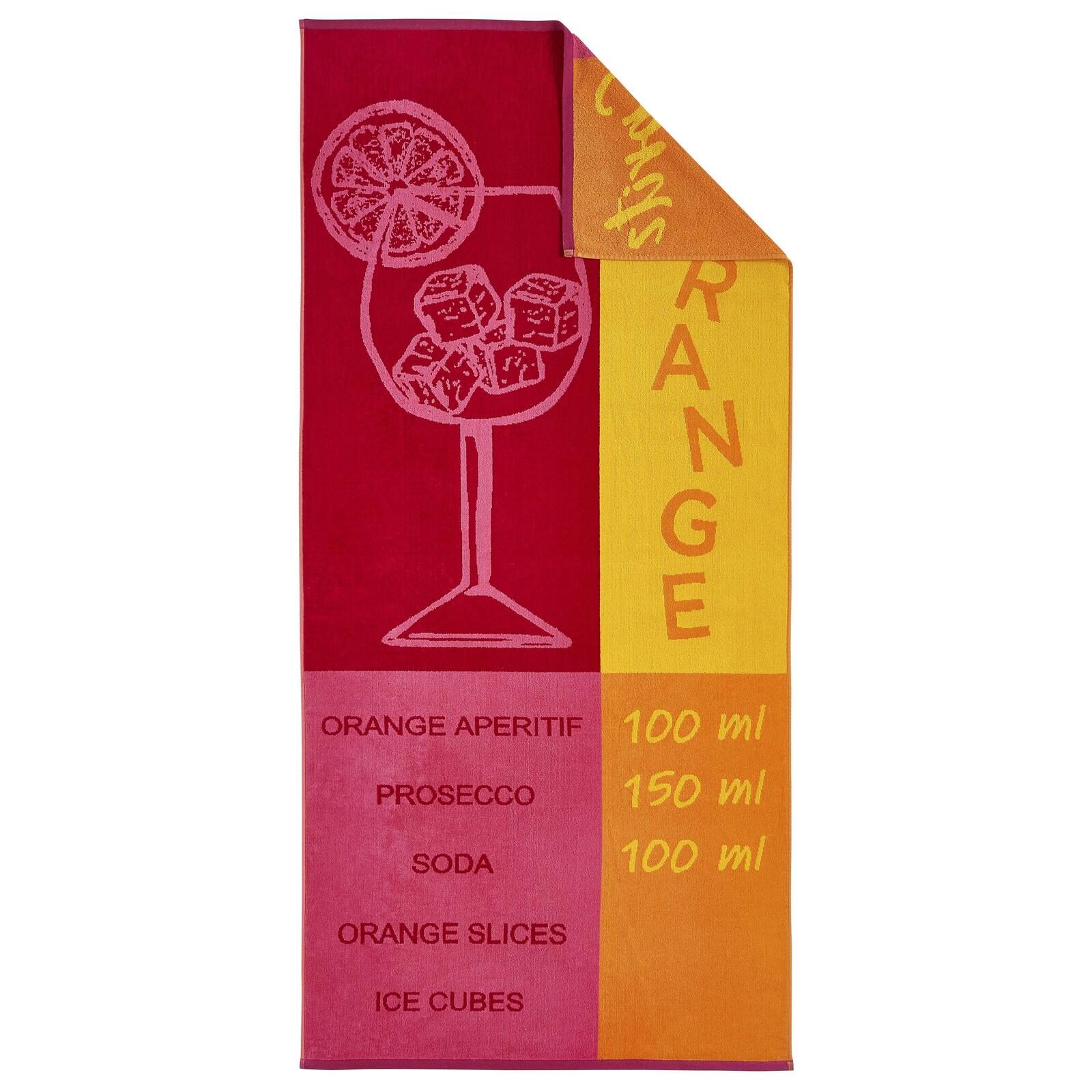Dyckhoff serviette de plage Aperitif 180 x 80 cm multicolore
