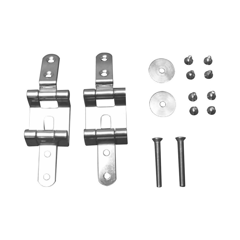 Paire de charnières Duravit pour siège de WC, chromé 006520, 006430