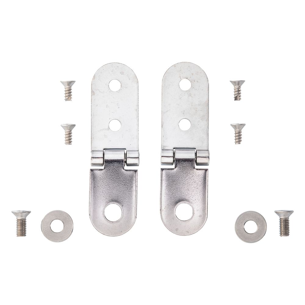 Kit de charnières Duravit pour couvercle de urinoir sans mécanisme d'abaissement automatique, acier inoxydable, 0061071000