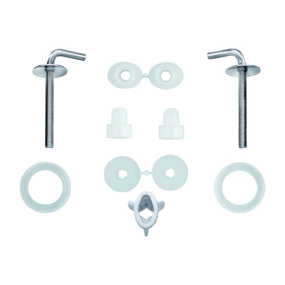 Kit de charnières Duravit pour abattant WC sans mécanisme d'abaissement automatique, acier inoxydable, 0061140000